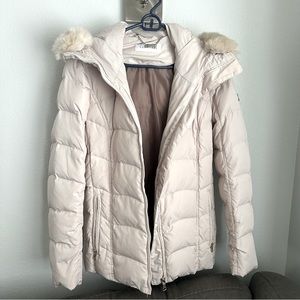 Calvin Klein Women Faux-Fur-Trim Hooded Puffer Jacket